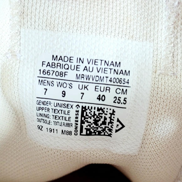 Converse CTAS OX Peony Pink/White/Black - Picture 9 of 12